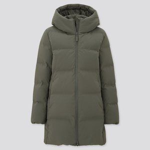 Uniqlo Seamless Down Short Coat | XS | Olive